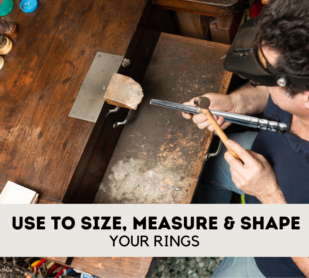 13 Inch Steel Ring Mandrel With Finger Grip Handle - TJ9710AA-D16