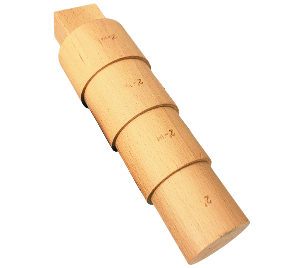 4 Step Hardwood Bracelet Mandrel with Rawhide Mallet