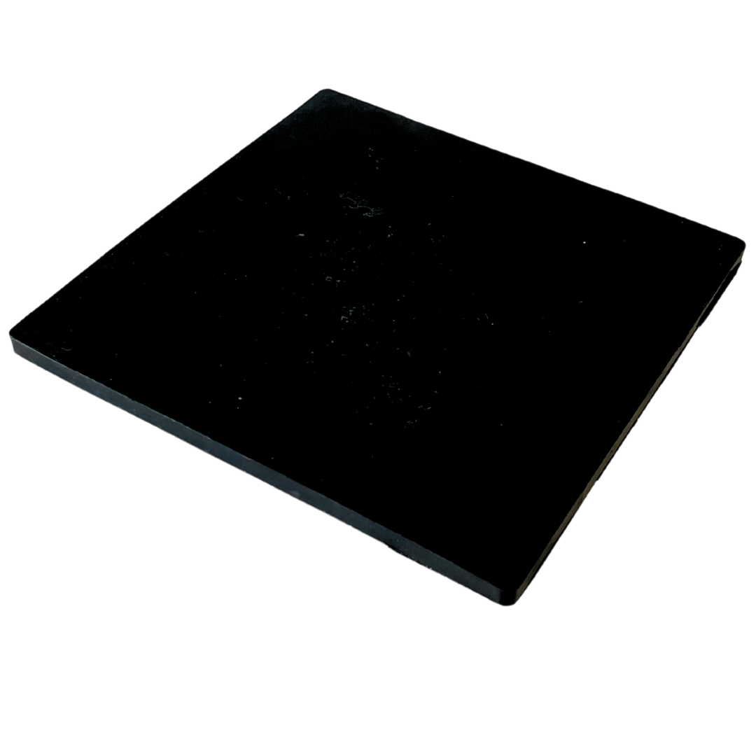 12-Inch Flat Rubber Block - For Workbench Shock Protection  - TJ-31407