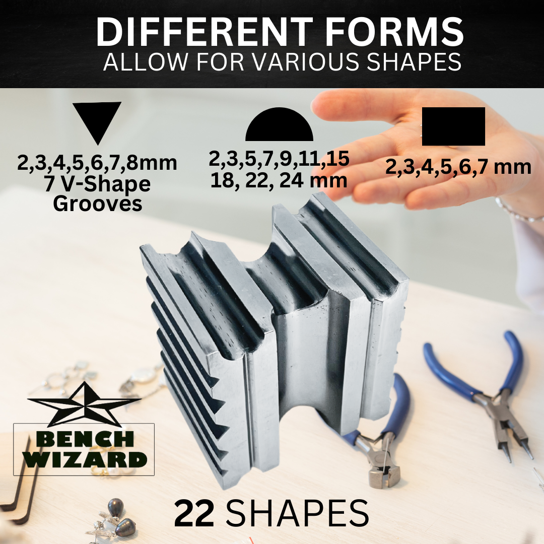 2.5-Inch Steel Swage Block - Bending Soft Metal or Reshaping Metal  - TJ-30967