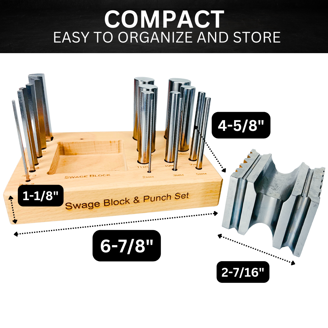 SWAGE BLOCK & PUNCH SET - TJ-17102
