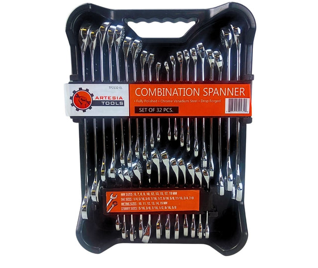 32 Pcs Combination Wrench Spanner Set