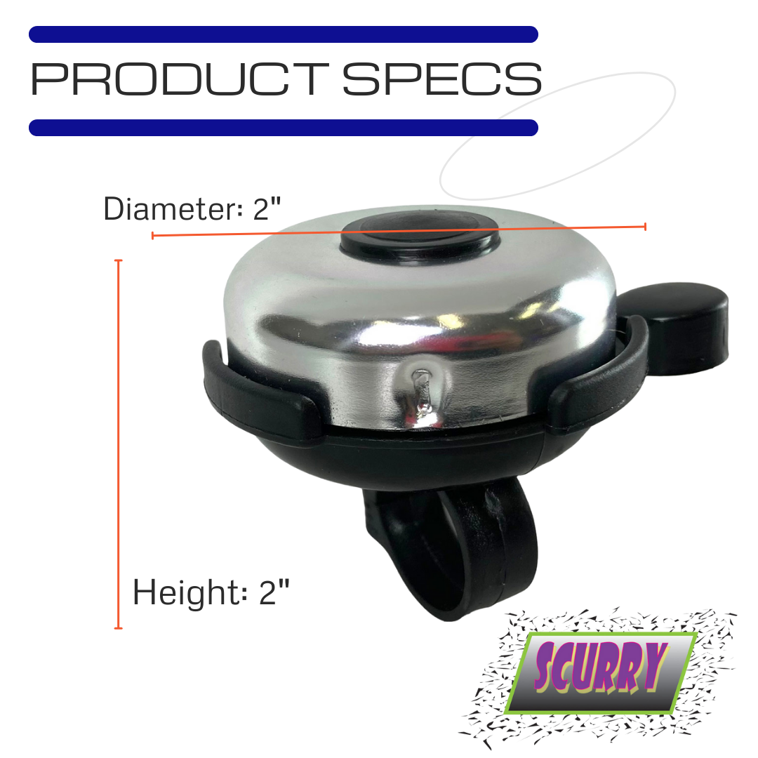 Classic Bicycle Bell (Pack of: 2) - TW-03161-Z02