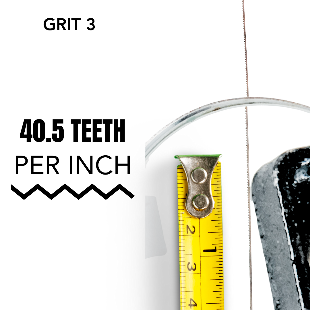 JEWEL TOOL 144 Piece Piercing Saw Blades | 3 Grit - 40.5 Teeth Per Inch (15.9 Per Cm) | Ideal for Metal, Wood, Plastic | Accurate Cuts | Hardened Steel | 5.25" (13.3 cm) Length | Comes in Vinyl Pouch