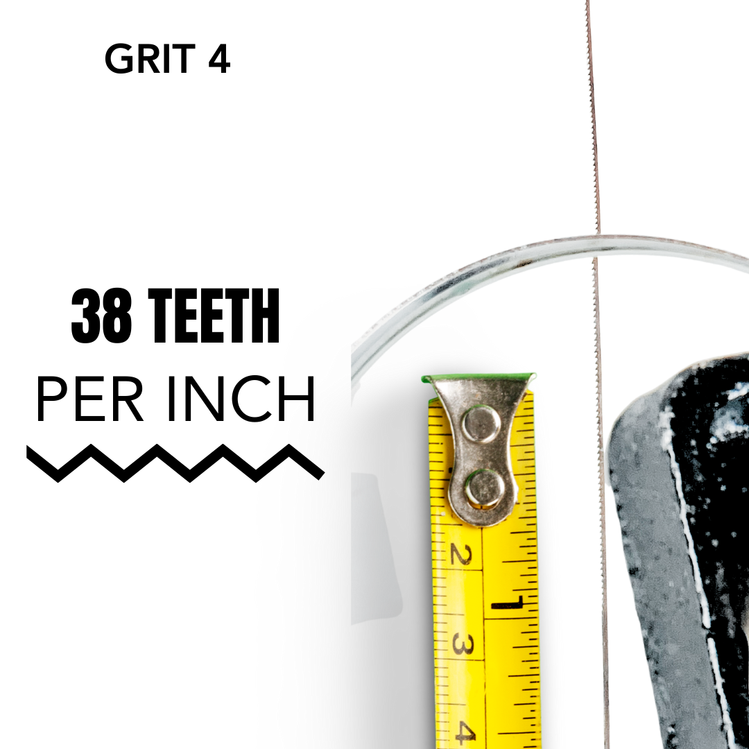 JEWEL TOOL 144 Piece Piercing Saw Blades | 4 Grit - 38 Teeth Per Inch (15 Per Cm) | Ideal for Metal, Wood, Plastic | Accurate Cuts | Hardened Steel | 5.25" (13.3 cm) Length | Includes Vinyl Pouch