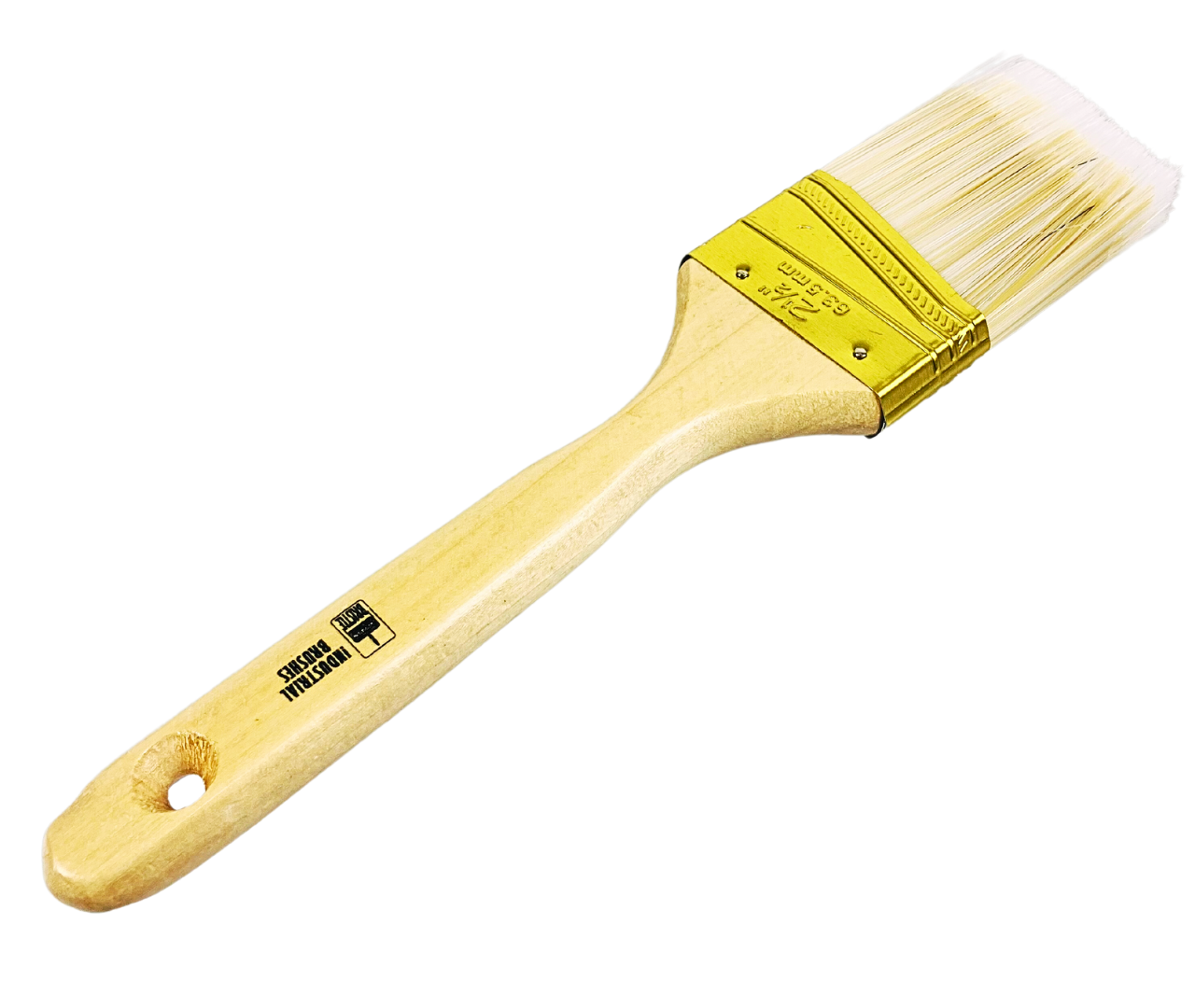 2.5" Wide Bristle Brush, for House Painting, Varnish or Lacquer (Pack of: 2) - TZ636-250-Z02