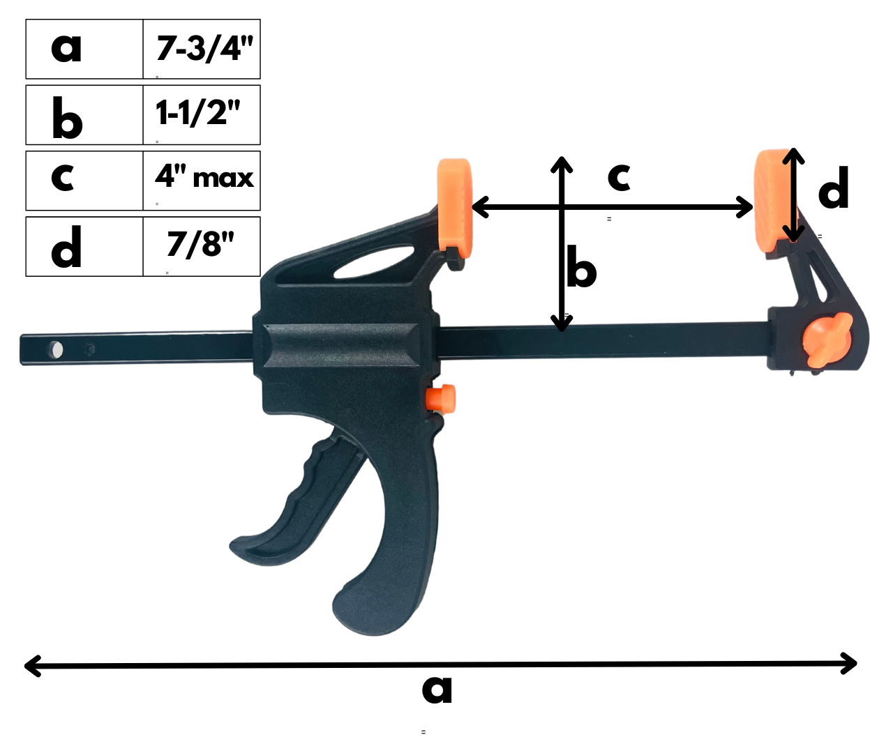 Adjustable Plastic Clamp - TZ03-08104
