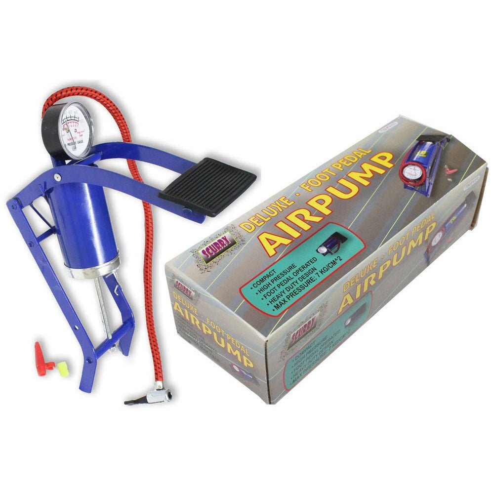 SCURRY: Deluxe Foot Pedal High Pressure Foot Operated Pump (Pack of: 1) - TA-31510 - ToolUSA