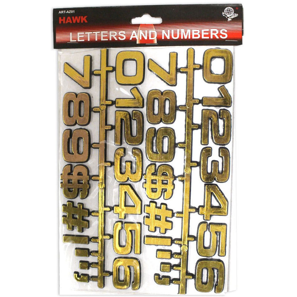 1 Inch Self-Adhesive Number Set for Sign-Making - CR-28813 - ToolUSA