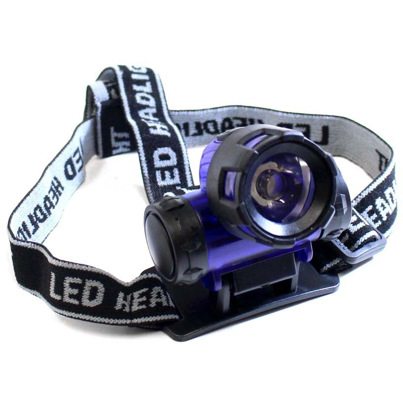 1 Watt Headlamp with Adjustable Strap & Swivel Light - LKCO-42800 - ToolUSA