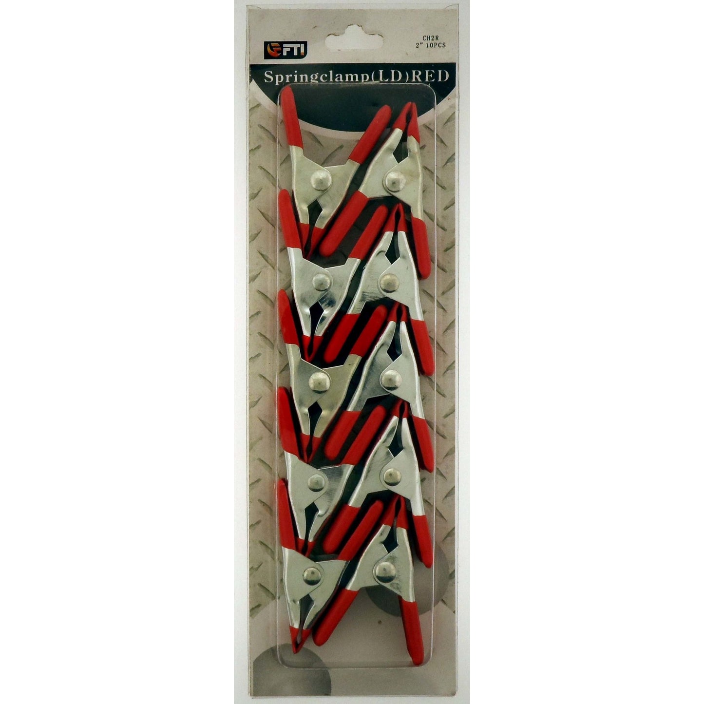 10 Piece 2-Inch Aluminum Spring Clamps - LFOR-8248 - ToolUSA