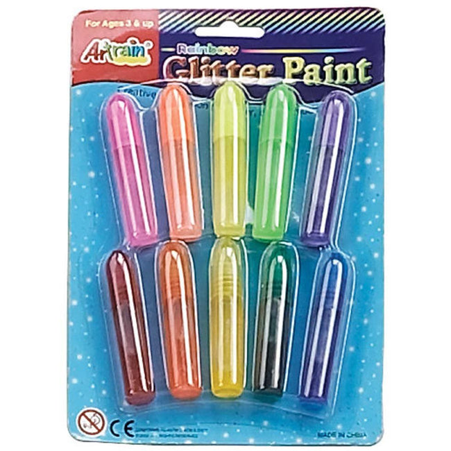 10 Piece 5ml Glitter Paint Pens (Pack of: 2) - CR-91020-Z02 - ToolUSA