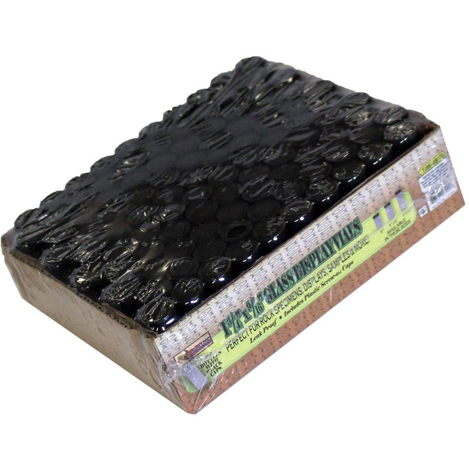 100 Piece Glass Vials - 1-3/4 Inch x .55 Inch - TJ86-GB175 - ToolUSA