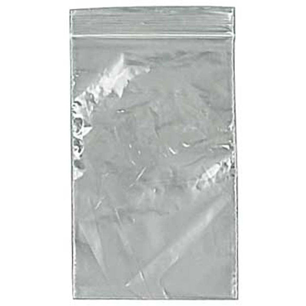 1000 Count Plastic Resealable Bags - 3x5 Inch - PLS-43050 - ToolUSA