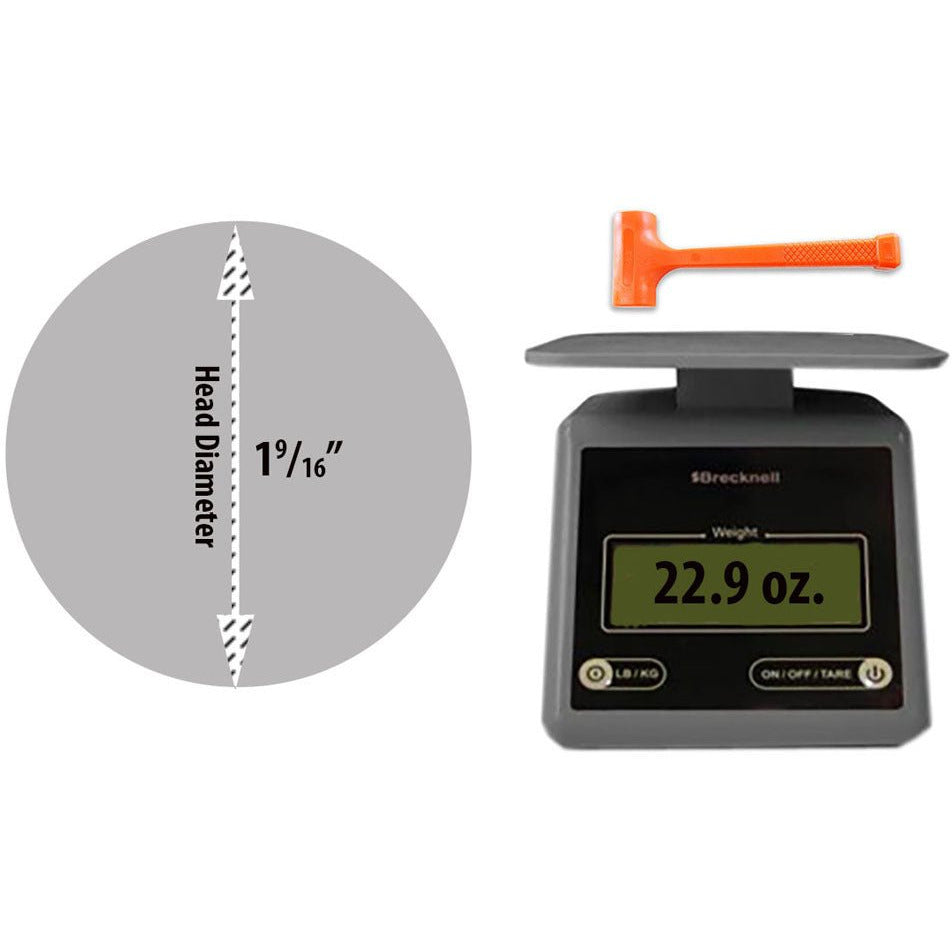 11" DEAD-BLOW 0.5 LB HAMMER 1 ½" HEAD - PH-07605 - ToolUSA