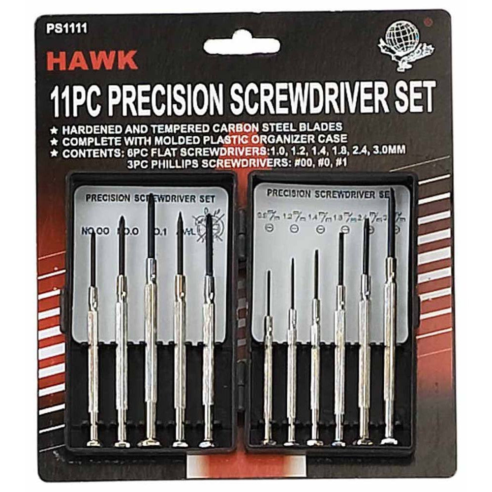 11 Piece Precision Screwdrivers Set - PS-01111 - ToolUSA