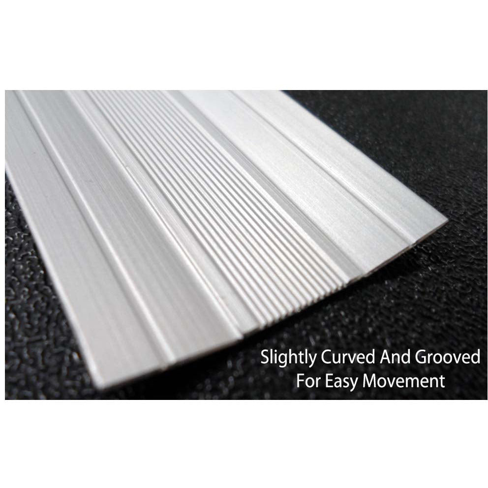 12 Inch Aluminum Office Ruler (Pack of: 2) - TM-98812-Z02 - ToolUSA