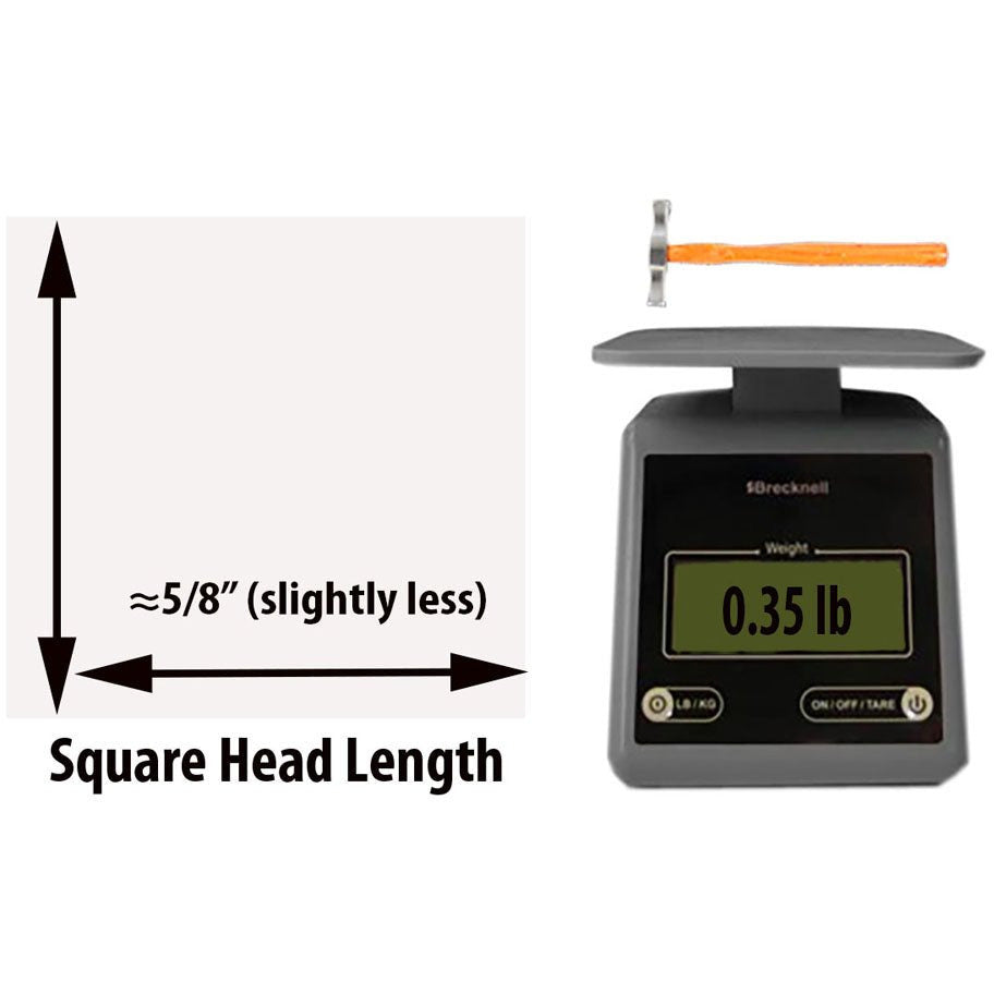 1/2 Inch Square Head Double Ended Hammer - PH-00265 - ToolUSA