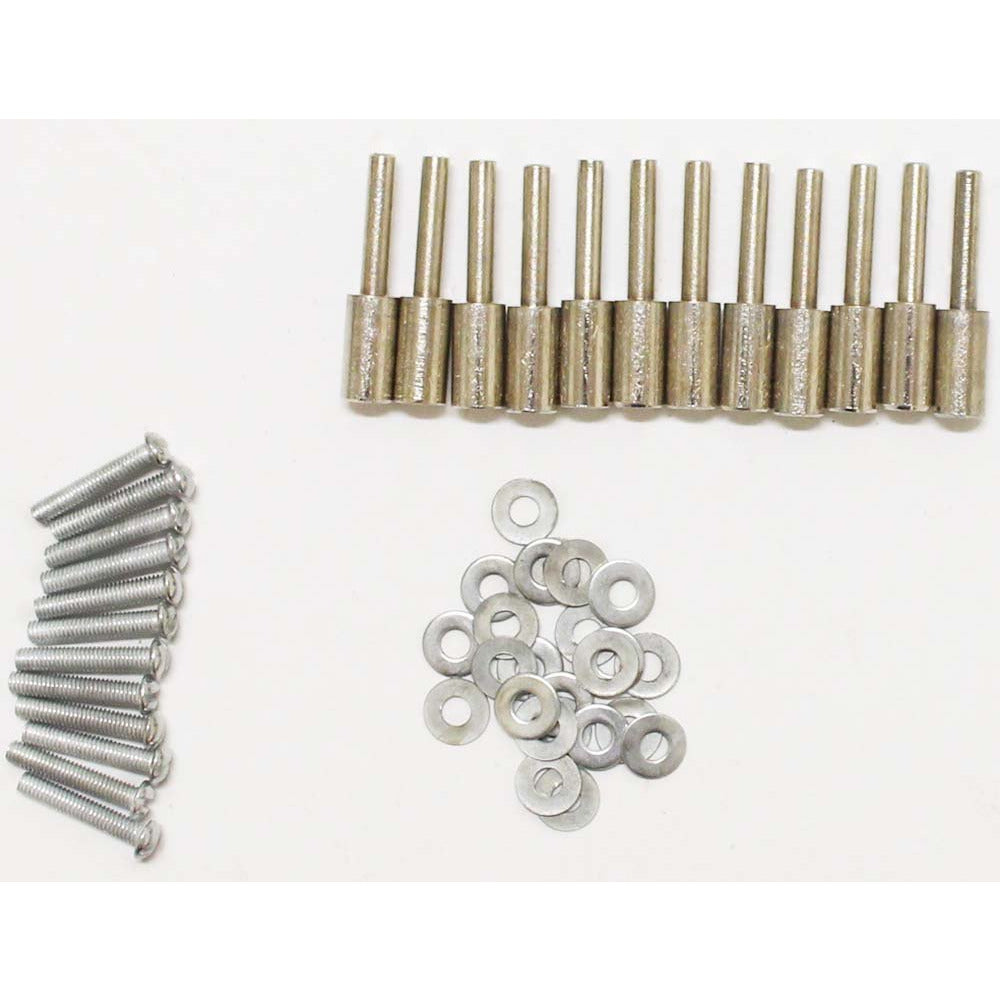 12 Pc. Screw & Shank Mandrels - TJ50-1818-12 - ToolUSA