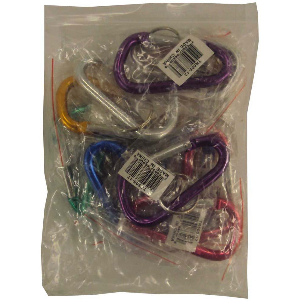 12 Piece Aluminum Key Rings Set - TR-86508 - ToolUSA