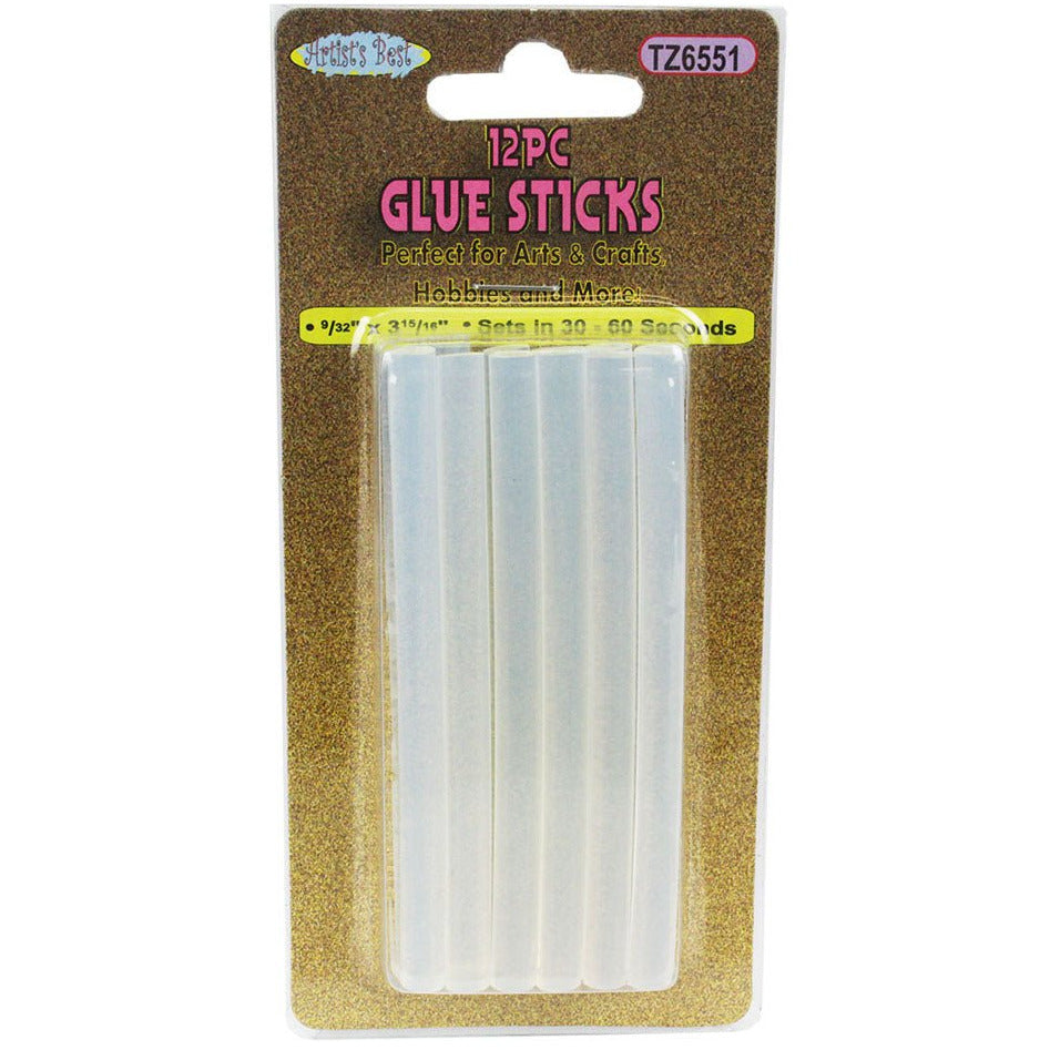12-Piece Glue Sticks with 9/32-Inch Diameter - CR-06551 - ToolUSA