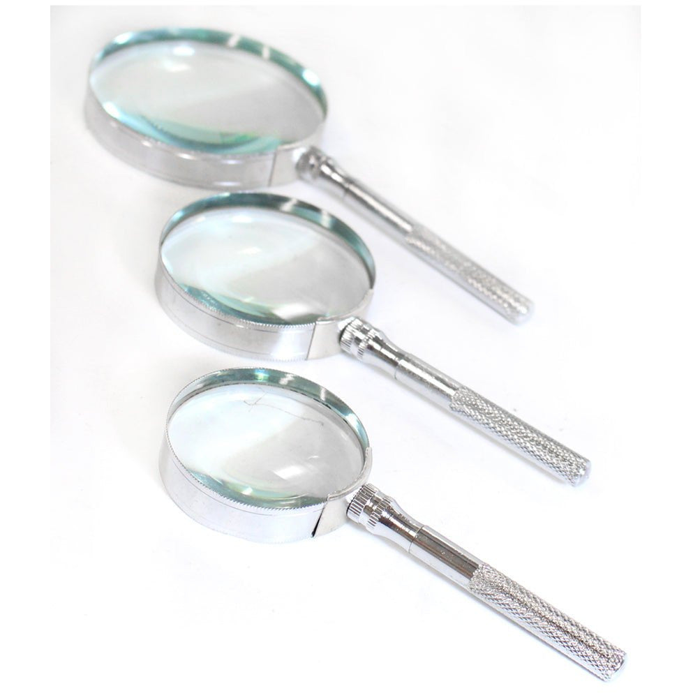 12 Piece Magnifier - 4 Each in 3 Sizes: 2", 2.5", 3" - MG-98511 - ToolUSA