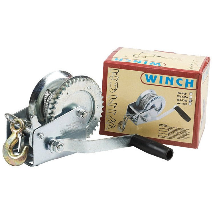 1200 Pound Hand Winch - TZ-08012 - ToolUSA
