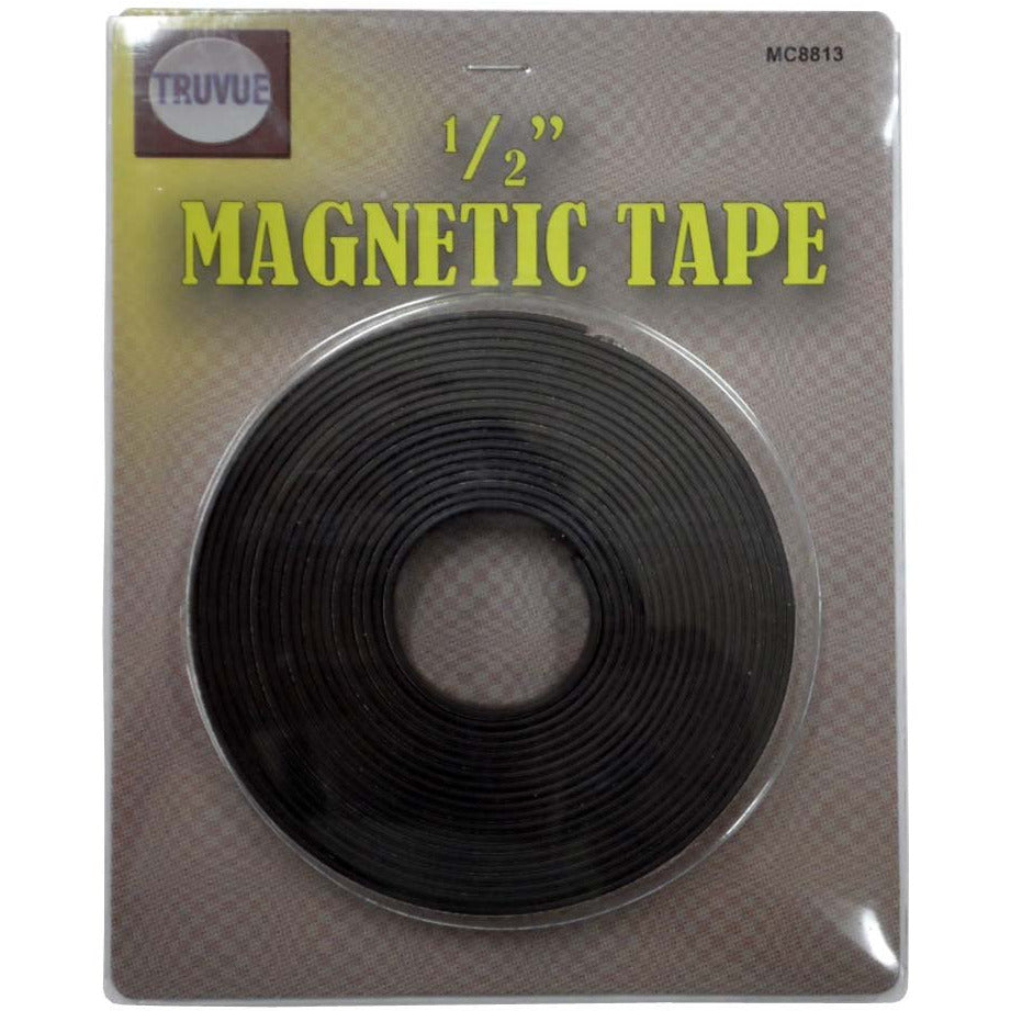 12MM x 5MT Long, Flexible Magnetic Strip With Self Adhesive Back, And Peel Away Paper Strip - MC-08813 - ToolUSA