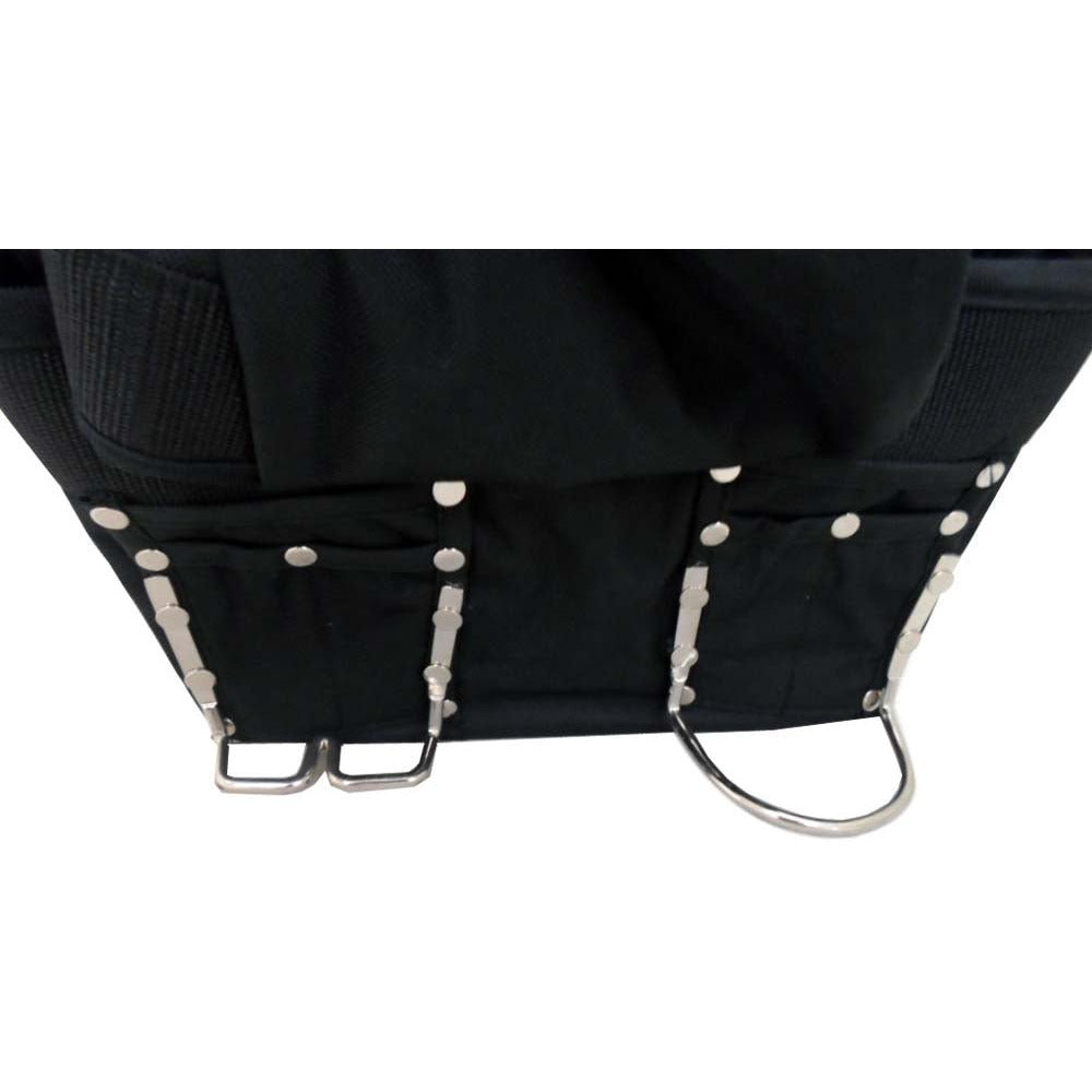 12x11 Inch Nylon Belt-Worn Tool Pouch with 8 Pockets - AA-81101 - ToolUSA