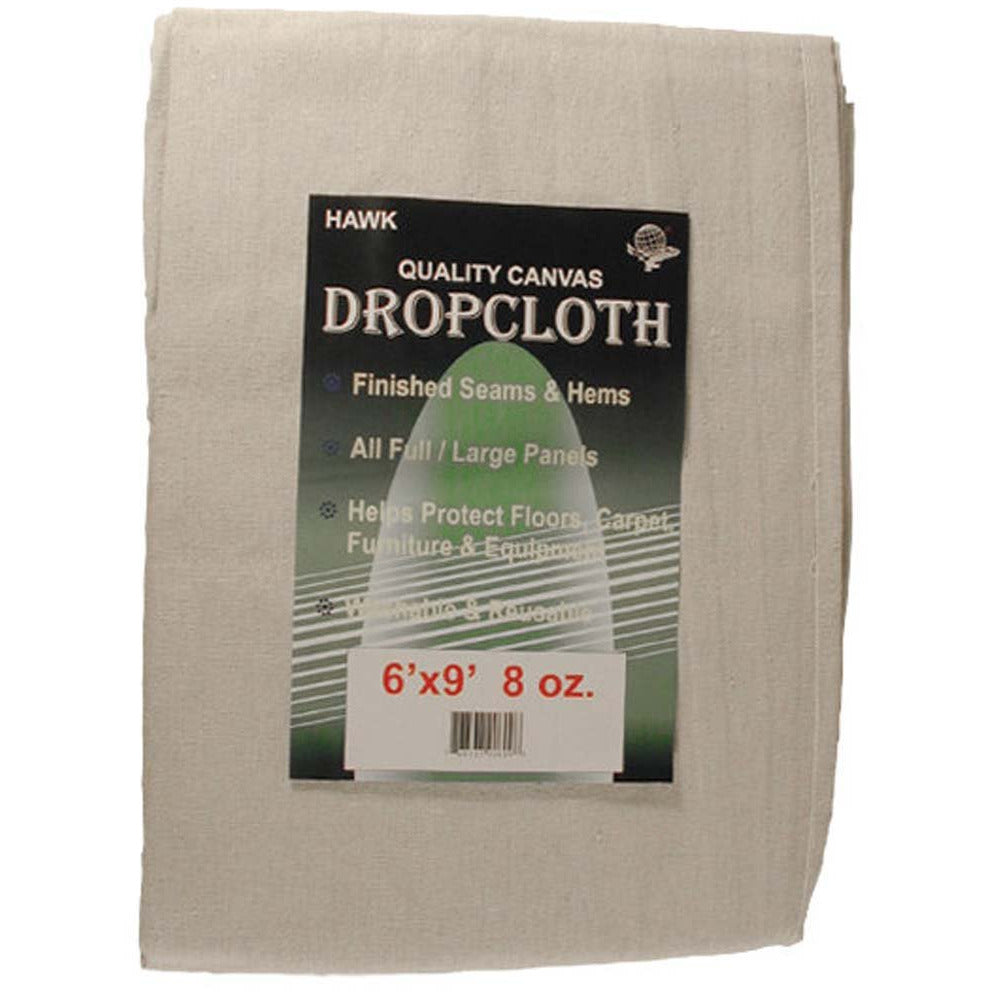 12x15 Foot Canvas Drop Cloth (Pack of: 1) - AC-91215 - ToolUSA