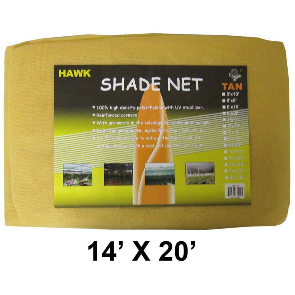 14x20 Foot Tan Sunshade Net - TST-61420 - ToolUSA