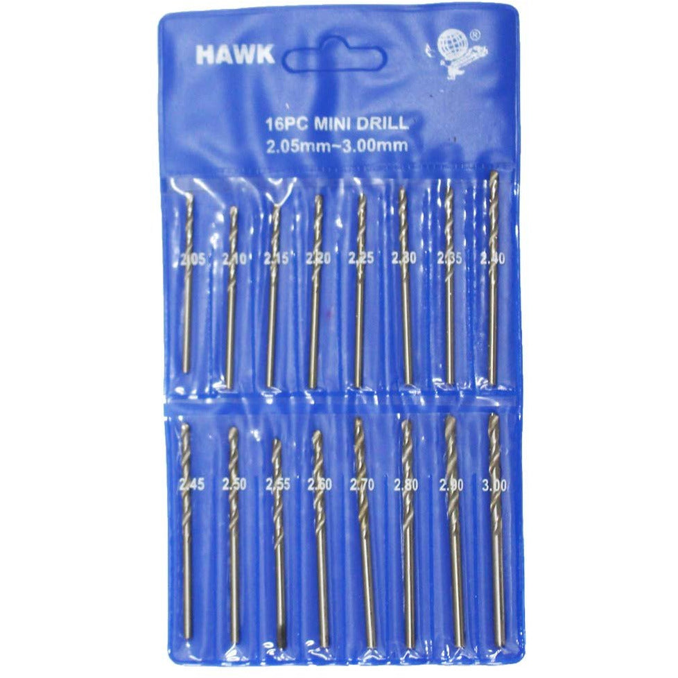 15 Piece Mini Drill Bits Set - TJ01-96104 - ToolUSA