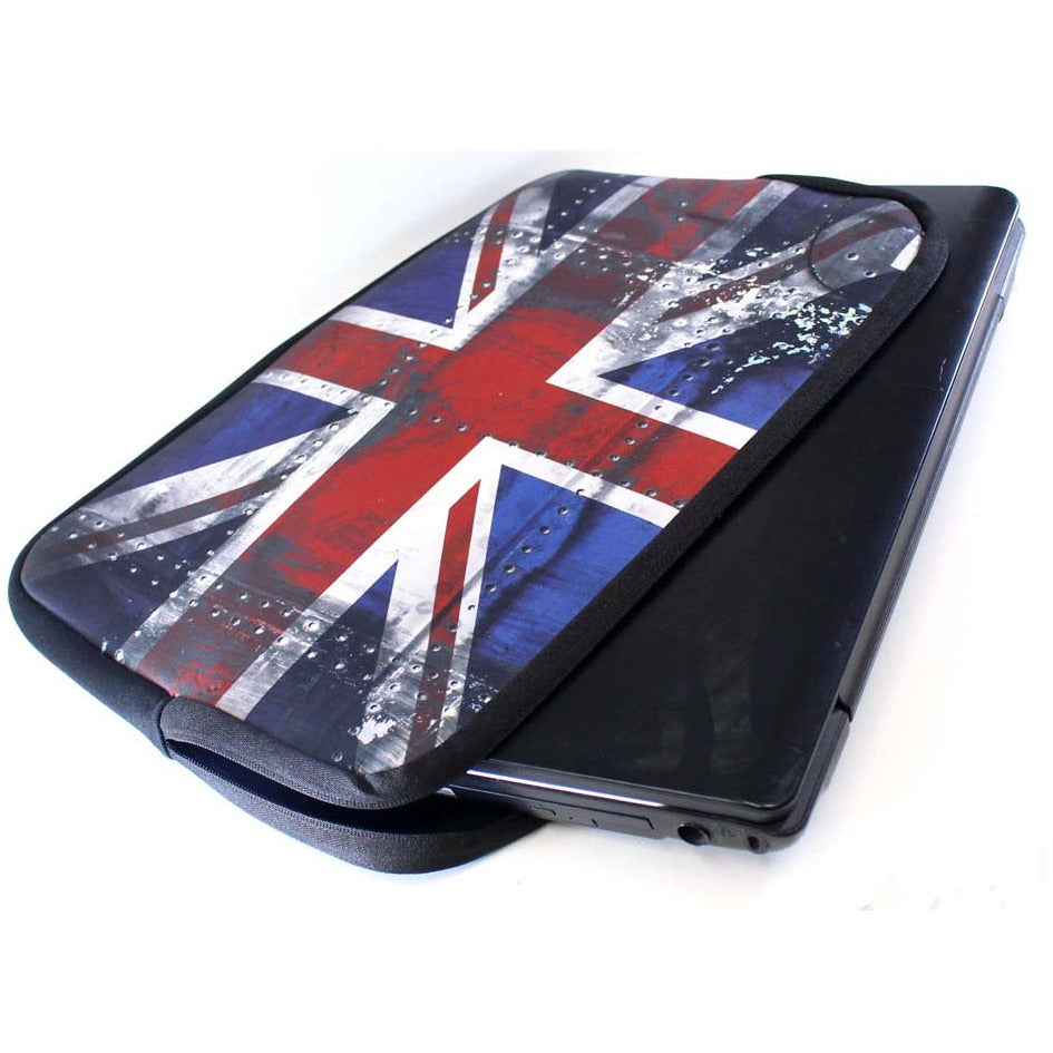 16 Inch Zippered Laptop Sleeve - British Flag Design - AB-LAP16-UK - ToolUSA