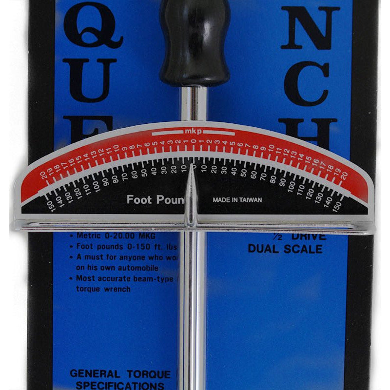 18.25-Inch Dual Scale Torque Wrench - TU-FR-8278 - ToolUSA