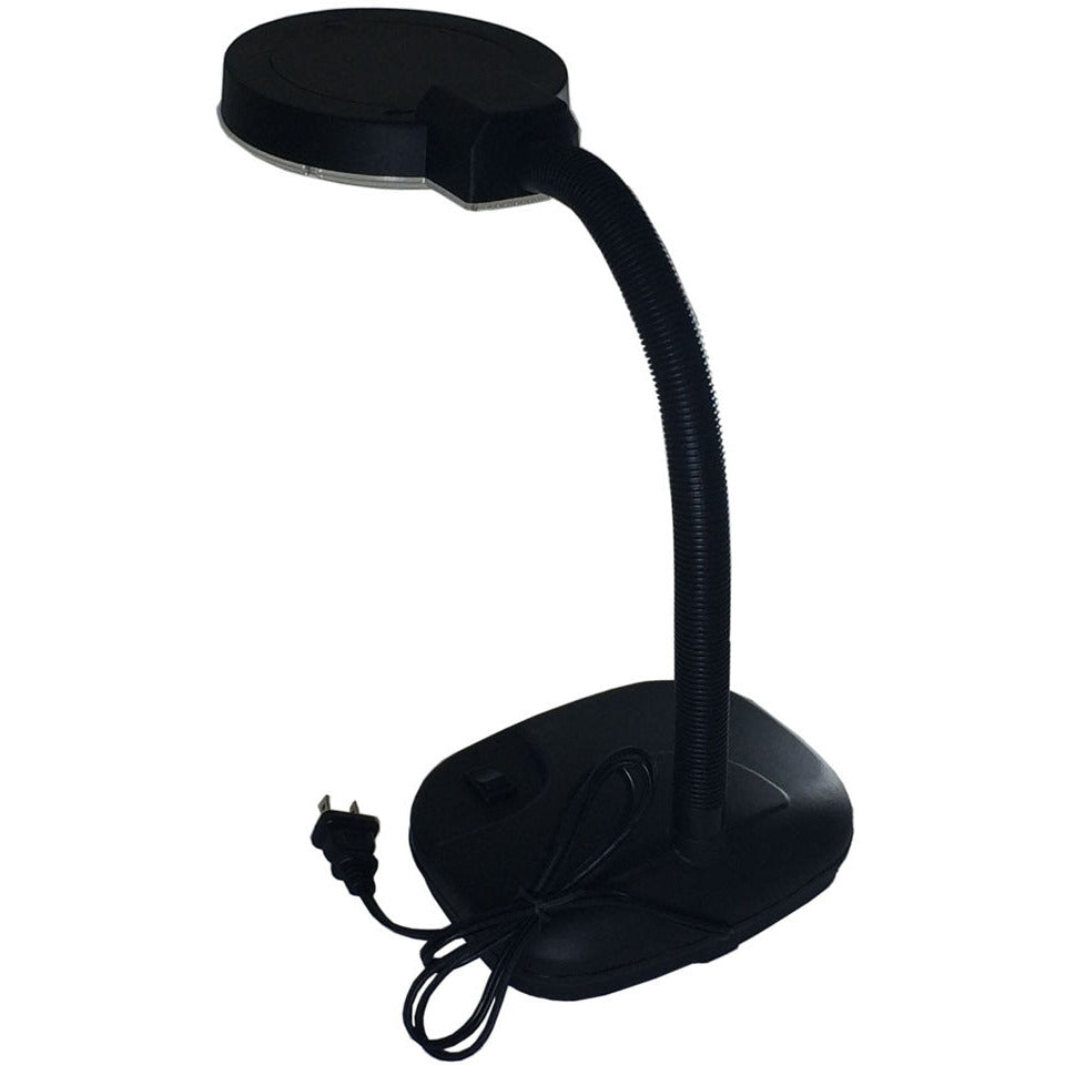2-in-1 5x Black Magnifier & Table Lamp - MG-99550 - ToolUSA