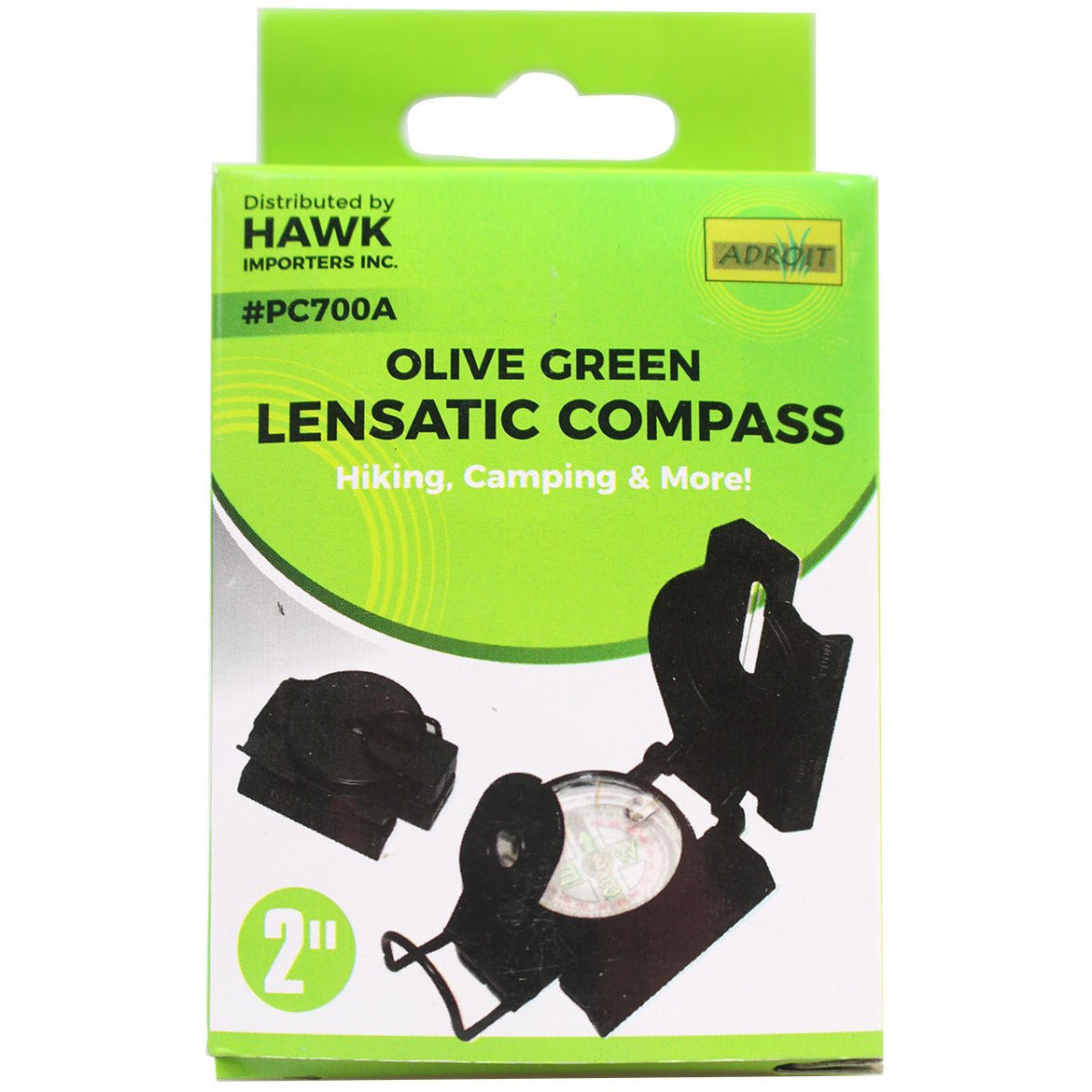 2-Inch Military Style Compass - PC-11425 - ToolUSA