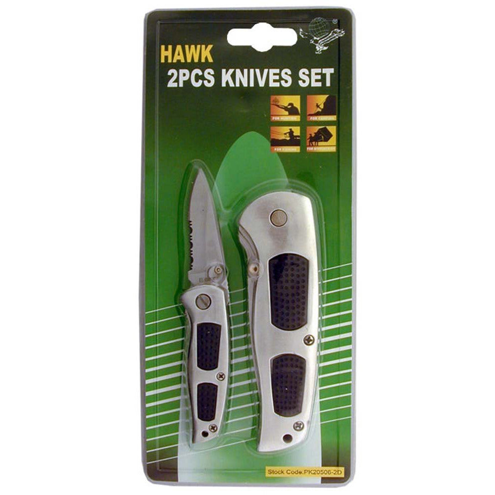 2 KNIFE STAINLESS STEEL SET IN 2 SIZES - PK-20507 - ToolUSA