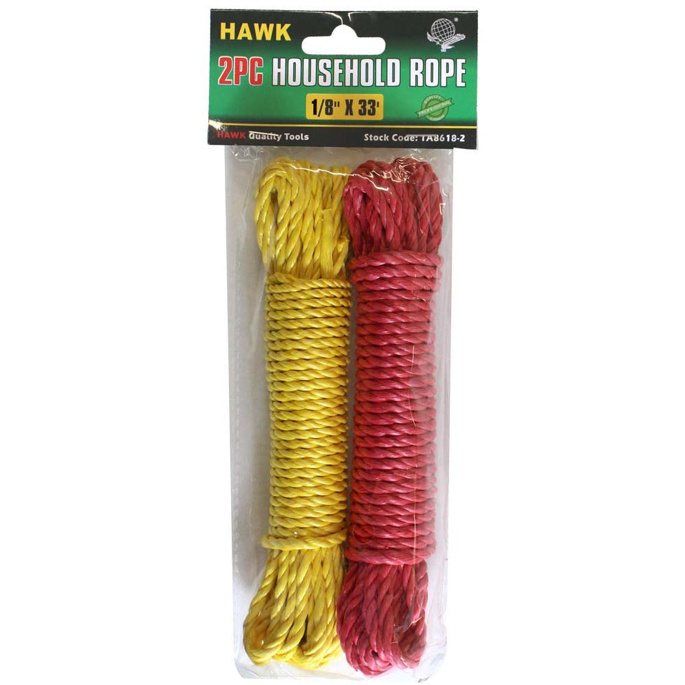 2 Multi-Purpose Household Ropes (Pack of: 2) - TA-RP-17424-Z02 - ToolUSA