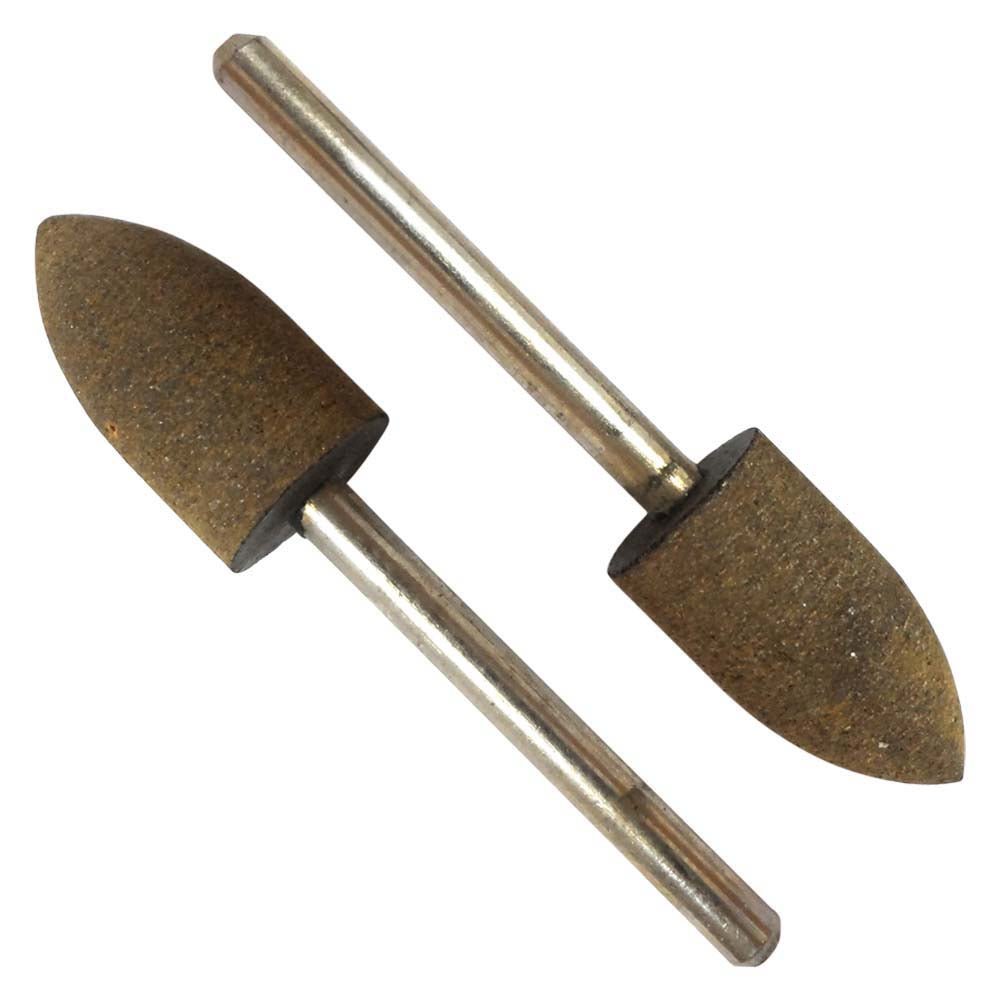 2 Pc. Leather Polishing Bullet Set - 1/8" Shank (Pack of: 2) - TJ04-04354-Z02 - ToolUSA