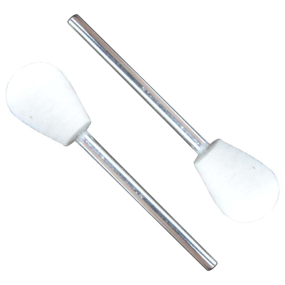 2 Piece Bulb Shaped Felt Bobs Set with 3/32 Inch Shank (Pack of: 2) - TJ04-04324-Z02 - ToolUSA