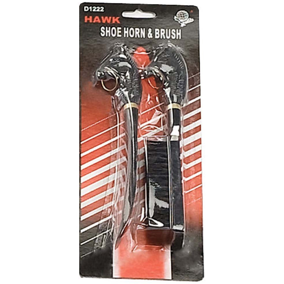 2 Piece Lint Brush & Shoe Horn (Pack of: 2) - CARE-01222-Z02 - ToolUSA