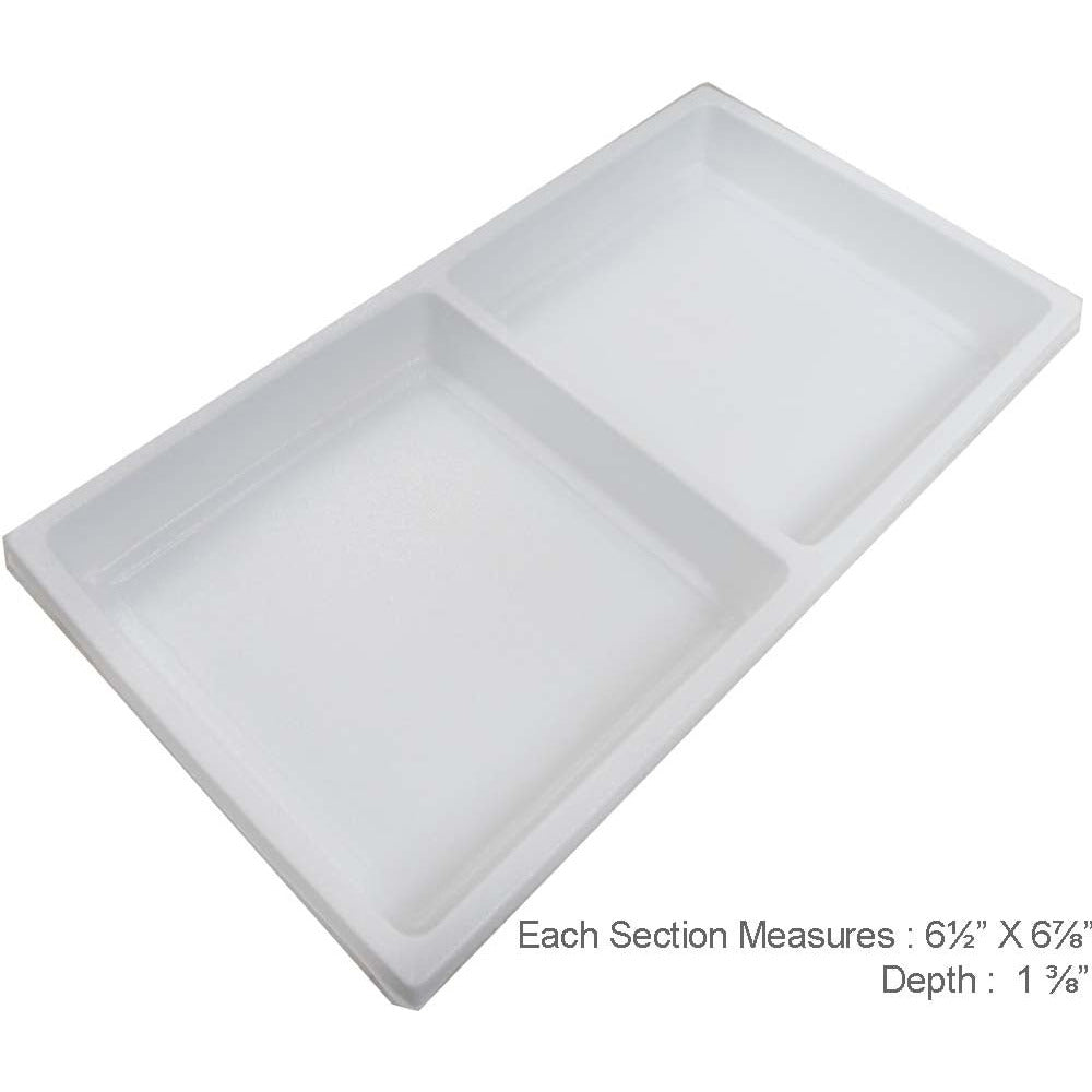 2 Section Plastic Tray Insert - ToolUSA