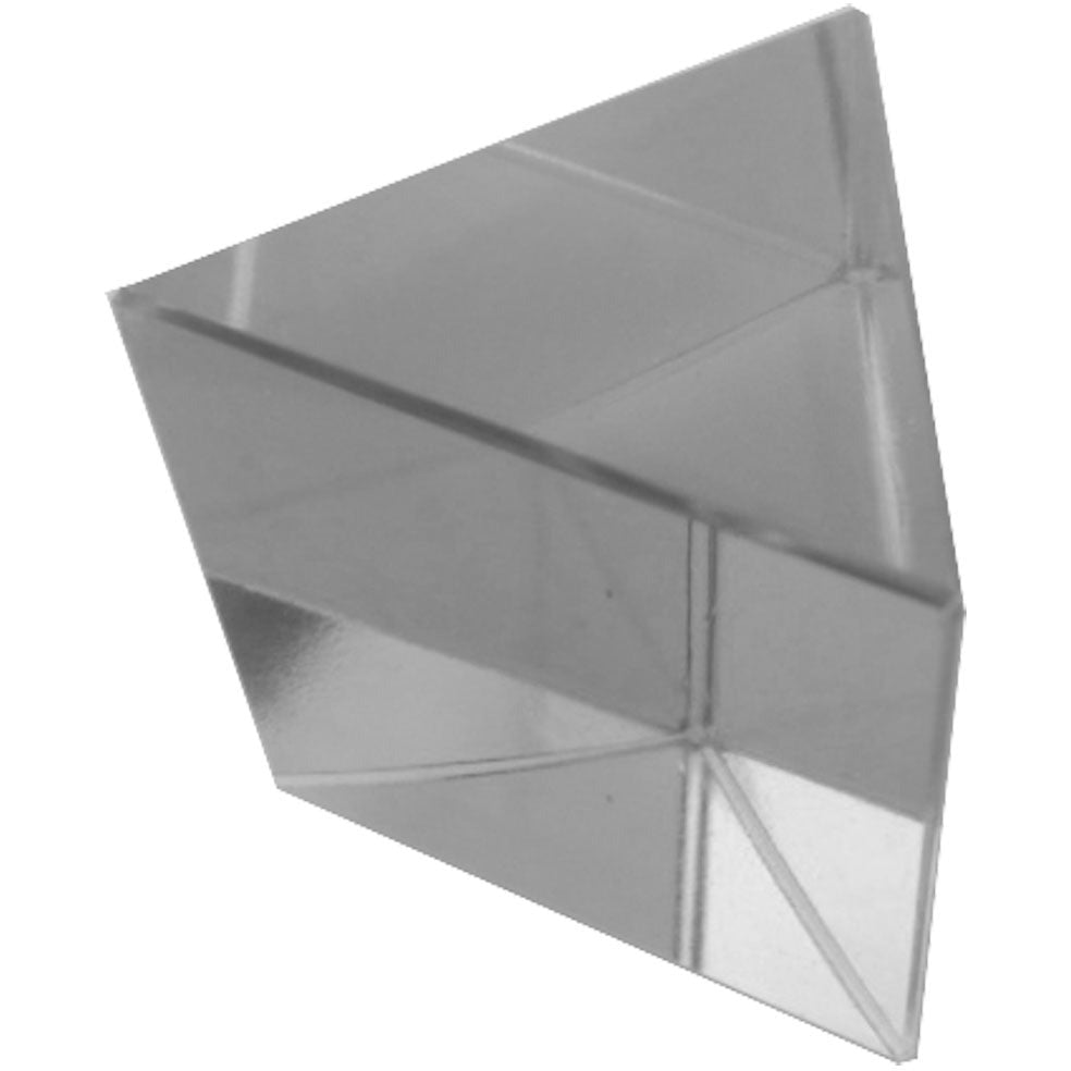2" X 2" Optical Glass Triangular Prism For Educational Or Photography Use, To Refract Light - PP-06253 - ToolUSA
