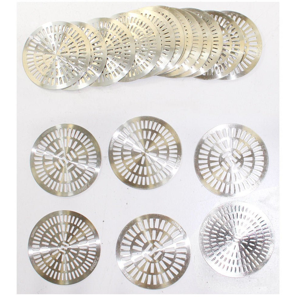 20 Piece Height Sieves - For Measuring Rectangular Gem Stones - TJ-45479 - ToolUSA