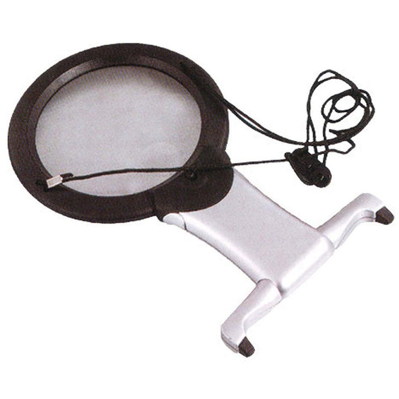 2.25X and 5X Power Illuminated Neck-Held Round Magnifier - CR-25171 - ToolUSA