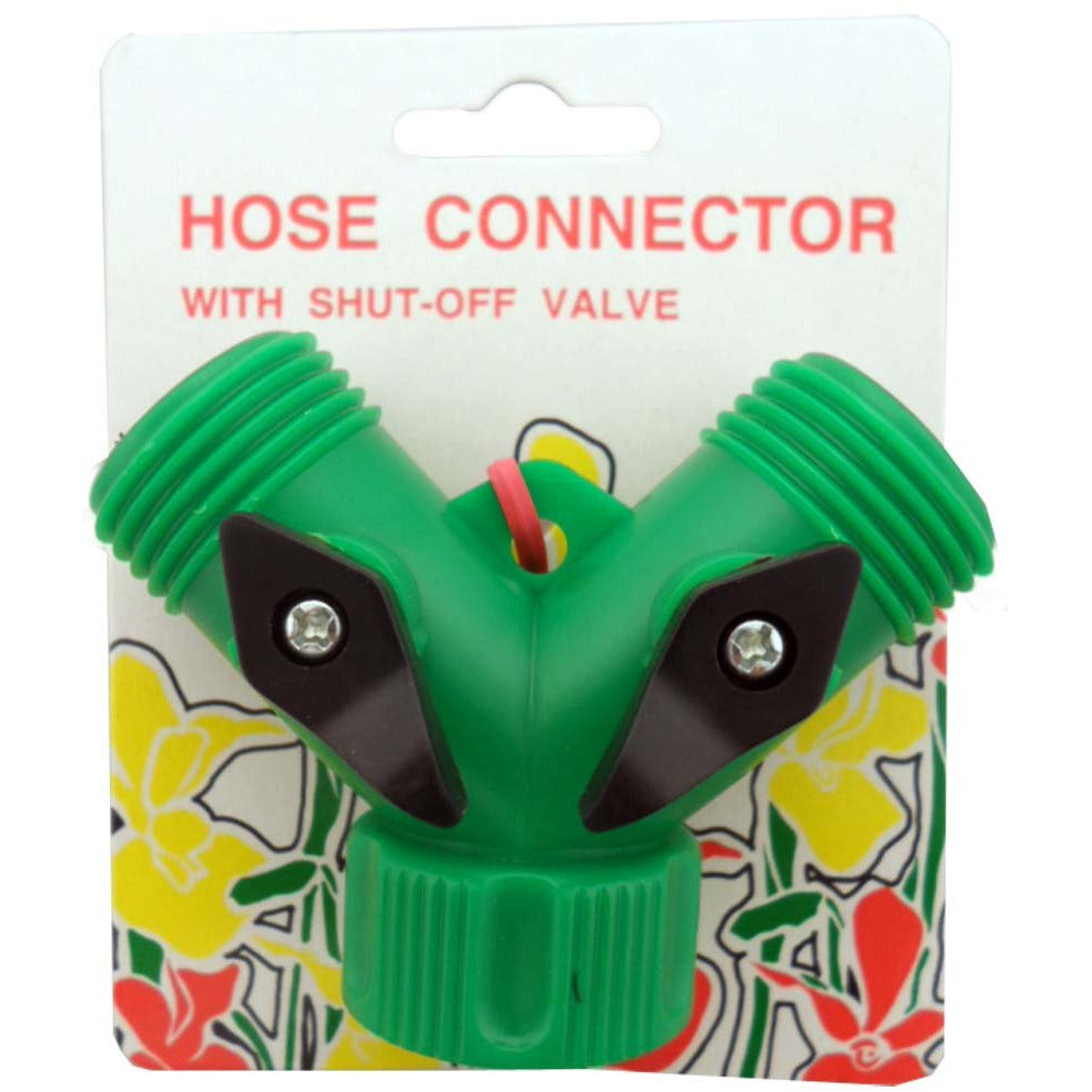 2.5 Inch Y Shaped Hose Connector, Shut Off Valves - LFOR-8240 - ToolUSA