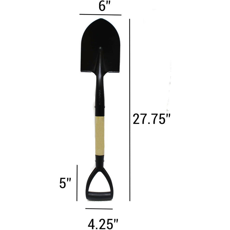 27.75 Inch Small Garden & Multi Purpose Shovel | Tempered Steel Head (TC730-MINI) - TC730-MINI - ToolUSA