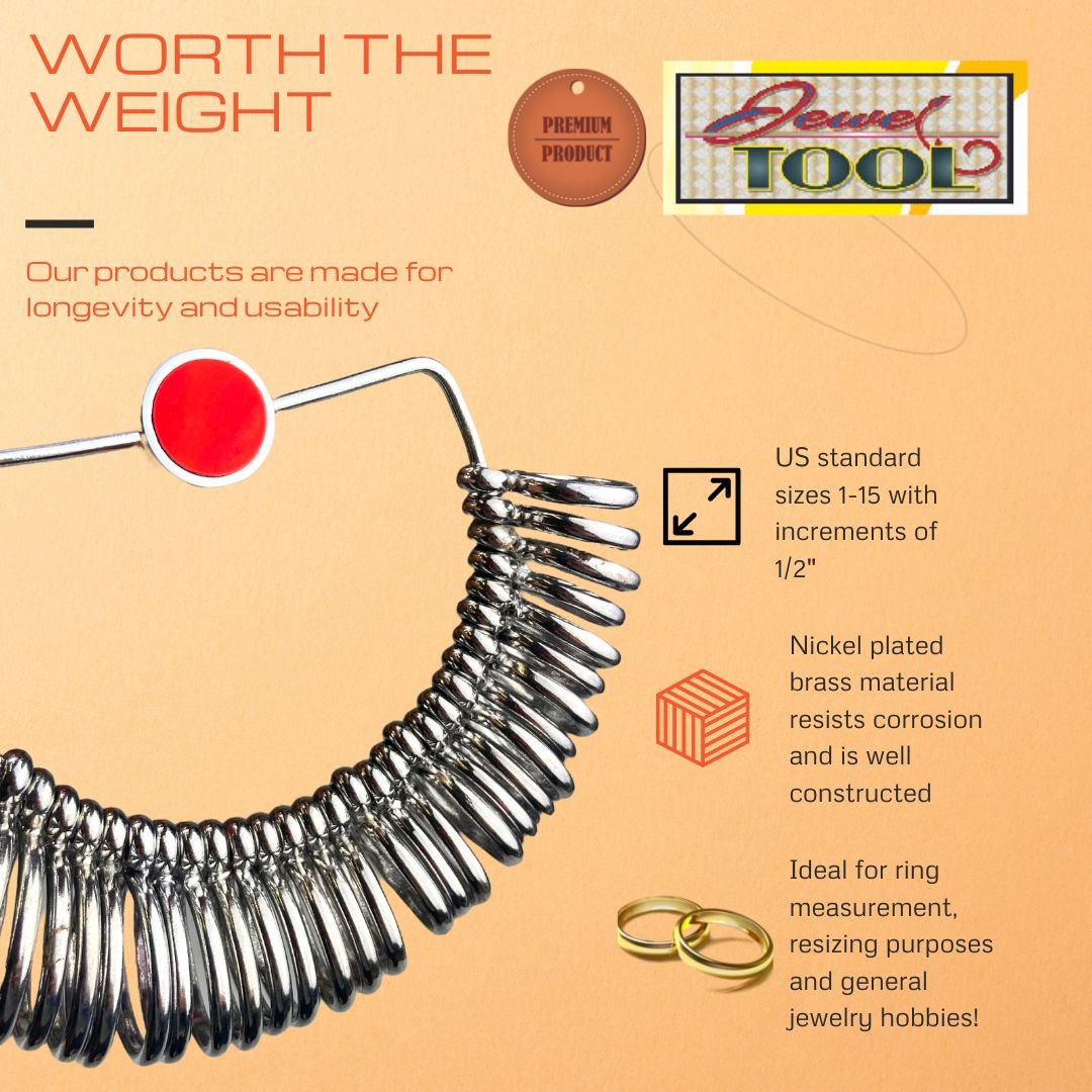 29 Piece Stainless Steel Ring Sizing Set - TJ01-99750 - ToolUSA