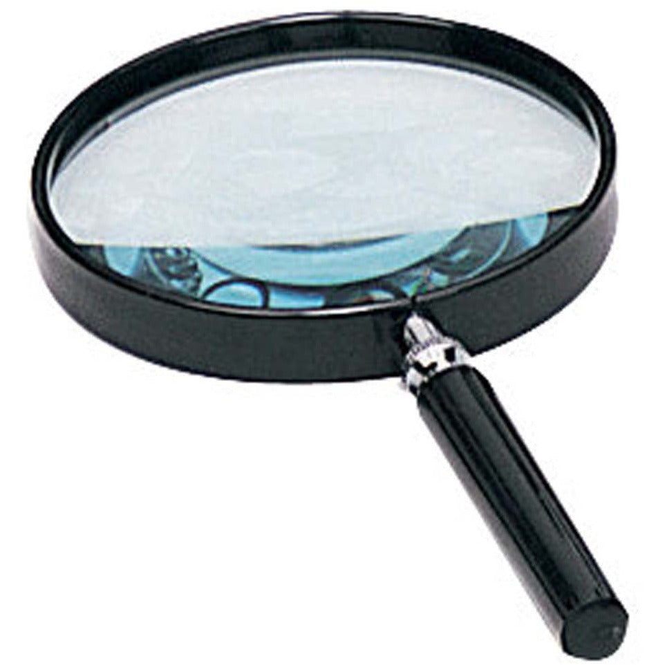 2X Power Black Handheld Magnifier - MG-08790 - ToolUSA