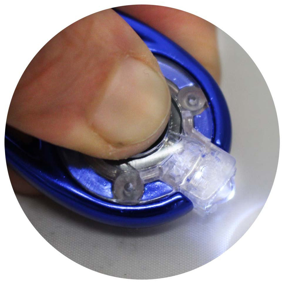 3 In 1 Compass, Thermometer & LED Light On A Key Ring (Pack of: 2) - PC-92050-Z02 - ToolUSA